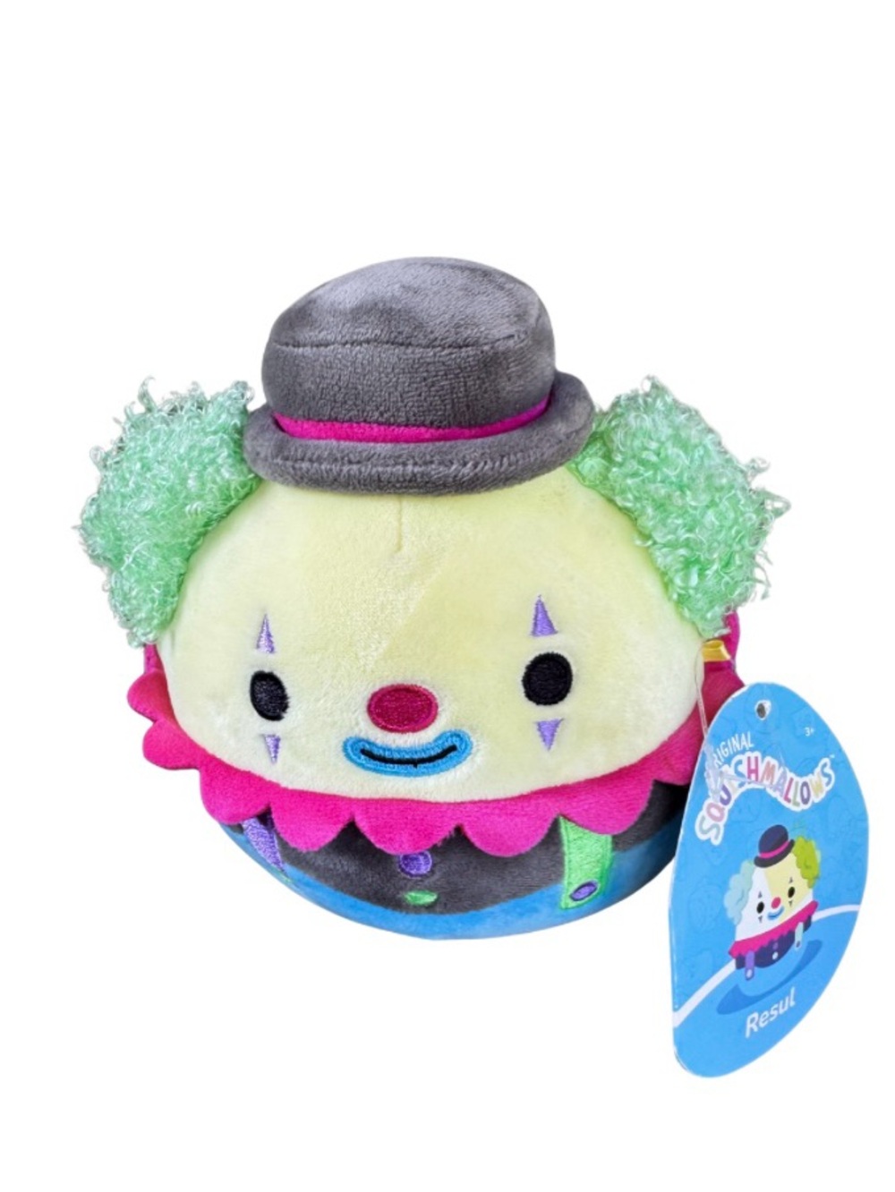 Squishmallows 6" Resul the Clown NWT